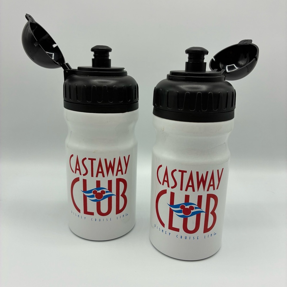 Disney Cruise Line Castaway Club Metal Water Bottles Set of‎ 2 500ml DCL Gift